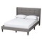 Baxton Studio Casol MidCentury Modern Transitional Grey Fabric Upholstered Full Size Platform Bed 224-13086-ZORO - alternate 6